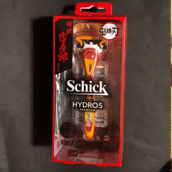 Schick ハイドロ５ PREMIUM 鬼滅の刃コラボ 煉獄杏寿郎モデル オリジナル缶付