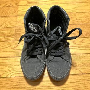 vans バンズ　黒　スニーカー　22.5cm ハイカット