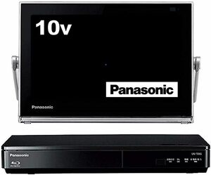 【Panasonic】 UN-10TD6-K 10V型 ポータブル地上・BS・110度CS 防水 デジタルテレビ　 BDプレイヤー機能付きHDDレコーダー搭載 未使用品