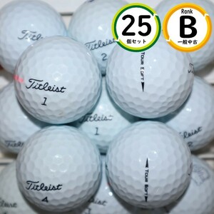 25個 タイトリスト ツアーソフト Bランク TITLEIST TOURSOFT 中古 ロストボール 送料無料