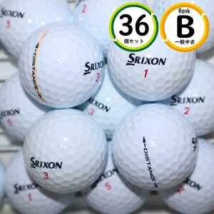 3ダース スリクソン ディスタンス 2018年～2021年モデル Bランク SRIXON ダンロップ 白 中古 送料無料 ロストボール