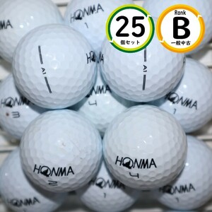 25個 ホンマ A1 Bランク ホワイト HONMA 中古 送料無料 ロストボール ゴルフボール snt