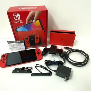 【送料無料】任天堂 Nintendo Switch 有機ELモデル マリオレッド HEG-S-RAAAA 超美品・中古【Ae471581】