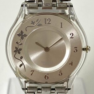 [ free shipping ]SWATCH Swatch wristwatch CLIMBER FLOWERY SFK300G quarts used [Ae731112]