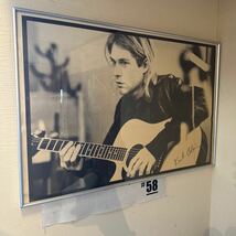 ポスター 額装品 インテリア カートコバーン Kurt Donald Cobain_画像1