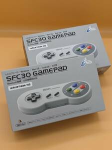 【新品未使用】【送料無料】8BitDo SFC30 GAMEPAD 2個セットスーパーファミコン風ワイヤレスコントローラー【貴重】