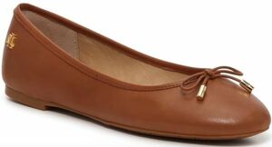 Lauren Ralph Lauren Ralph Lauren 25cm Brown Gold Flat Loafer кожа driving спортивные туфли балет RRR124