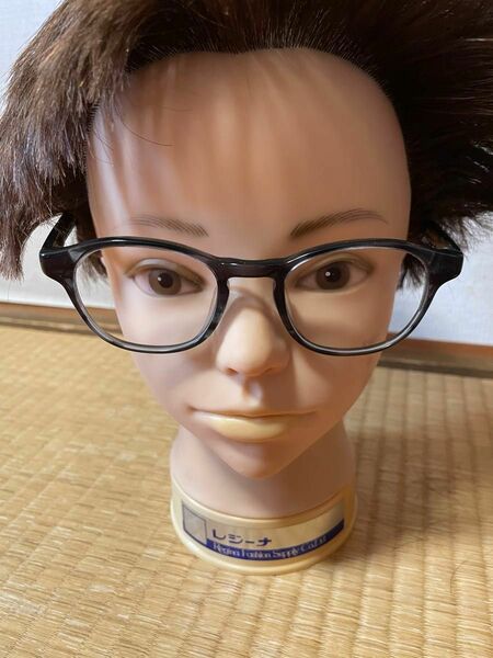 JINSクラシック眼鏡グレーウェリントン 男女兼用 メガネ アイウェア