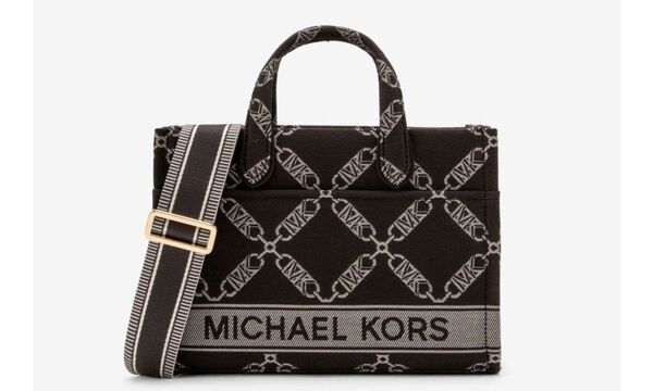 ★新品未使用★ マイケルコース MICHAEL KORS GIGI エンパイア ロゴ ジャカード クロスボディ スモール