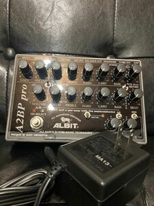 【本日限定セール中！】ALBIT BASS PRE-AMP A2BP pro ベースプリアンプ　ベースエフェクター　動作確認済