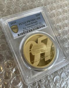 2oz・PCGS鑑定PR70DCAM ジェームズボンド 007 2オンス金貨 第2貨 200ポンド ゴールド プルーフコイン イギリス ロイヤルミント箱ケースあり