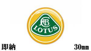 【国内在庫・送料無料・即納】Lotus トータス イエロー エンブレム ロゴ 30mm 3D ステッカー