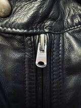 【稀極上】Maison Martin Margiela 10 06AW 初期 ファイアーパターン ライダース マルジェラ レザー ビンテージ オンブレ HERMES エルメス_画像3