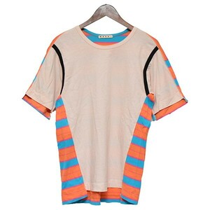 MARNI　マルニ　ボーダー切替Tシャツ　8054000137794