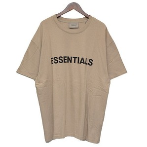 FOG by FEAR OF GOD ESSENTIALS エフオージーバイフィアオブゴット エッセンシャル ラバーロゴTシャツ 8054000142750の画像1