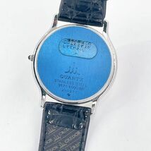 【1円スタート】稼働品 SEIKO セイコー CREDOR クレドール 9571-6000 シルバー文字盤 ラウンド クオーツ 純正革ベルト メンズ腕時計_画像6