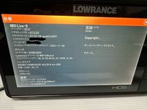 ★ ローランス HDS LIVE 9 日本語　美品　★ lowrance ELITE GARMIN 魚探_画像9