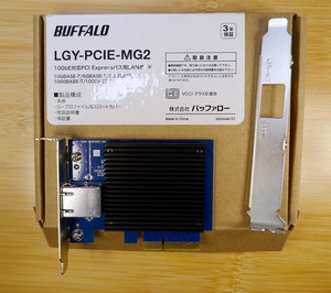 バッファロー LGY-PCIE-MG2 10GbE対応PCI Expressバス用LANボード BUFFALO 10GBASE-T NIC