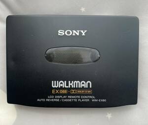 SONY カセット ウォークマン WM-EX80　通電とモーター回転音確認済のジャンク品　送料230円～