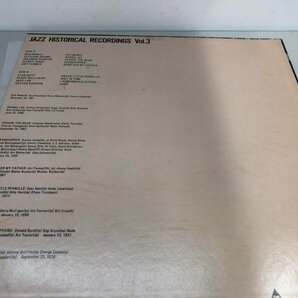 ▼ 【計3枚 LPレコード JAZZ HISTORICAL RECORDINGS Vol.1~3 FCPA622~3】161-02403の画像4