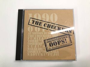 V [2DVD The Checkers LIVE DVDno- cut version mail order exclusive use 1990 Winter Tour OOPS! Japan budo pavilion TH...]107-02403