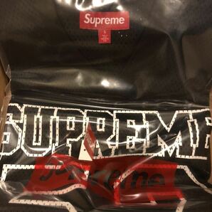 【新品正規】黒 S / 24ss supreme Spiderweb Football Jersey BLACK small / スパイダーウェブ 蜘蛛 フットボールジャージー tee meshの画像4