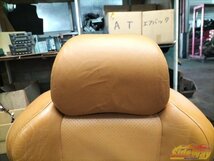 V_フェアレディZ(Z33)純正レザーシート運転席側 茶 シートヒーター付【D59N】_画像2