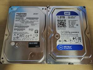 2個 まとめ SATA 3.5インチ 内蔵 ハードディスク 500GB-1TB a001