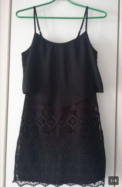 【新品、未使用】American Eagle アメリカンイーグル ワンピス 黒色 サイズ2