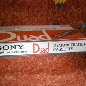 ◆貴重なソニー「デュアド」デモテープ SONY DUAD DEMONSTRATION CASSETTE デモテープ  綺麗中古品◆ の画像2