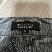 BURBERRY BLACK LABEL チェック柄ストレートパンツ_画像7