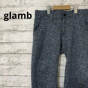 glamb スウェットパンツ イージーパンツ ヘリンボーン 裏起毛