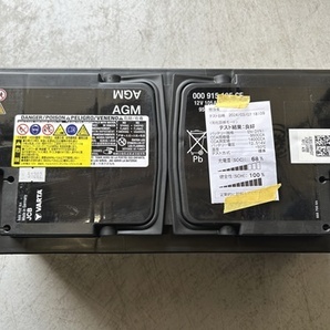 中古バッテリー  VARTA バッテリー AGM 12V 105Ah 580A 950A 健全性 100％  ＜中古品＞の画像2