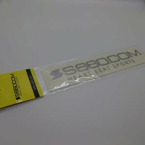 S660.com SPIDER　ブランドステッカー　シルバー[1枚]　★送料無料★02