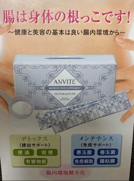 2個セット デトベーシス アンヴィーテ 腸活 フルベール化粧品 サロンドフルベール クラブコスメチックス
