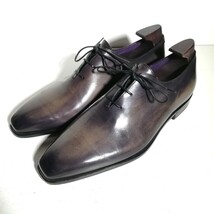 c0135 【数回着用程度・良品】 シューツリー付き ★ベルルッティ Berluti★ アレッサンドロ ホールカットシューズ 7 25.5cm程度 革靴_画像1