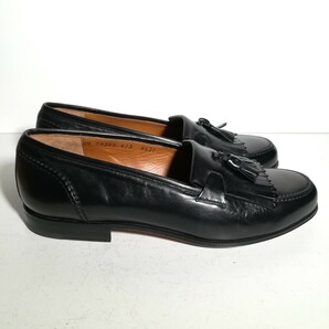 c0104 【新品同様・試着程度】 ★サルヴァトーレフェラガモ Salvatore Ferragamo★ キルトタッセルローファー 8 1/2 2E 黒 シューズ 紳士靴の画像2