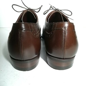 【新品同様・試着程度】 箱袋付き ★クロケット&ジョーンズ Crockett&Jones★ Mercer ウイングチップ 6D 茶 シューズ 革靴 紳士靴 本革の画像3