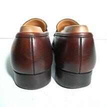 c0159 ★クロケット&ジョーンズ Crockett&Jones★ MAINE コインローファー 6E 24.5~25.0cm 茶 ドレスシューズ ビジネス 革靴 紳士靴 本革_画像3