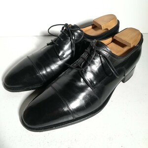 4116 ★ジョンロブ John Lobb★ LANSLEY ストレートチップ 6 1/2E 7000 黒 ドレスシューズ ビジネス 高級革靴 紳士靴 本革