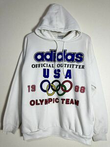 80's vintage adidas Official Outfitter of the 1988 U.S. Olympic Team hoodie ヴィンテージ アディダスパーカー オリンピック USA製 