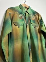 60's vintage TEM-TEX Western shirt ヴィンテージ テムテックス ウエスタンシャツ 古着 シャドーチェック _画像3