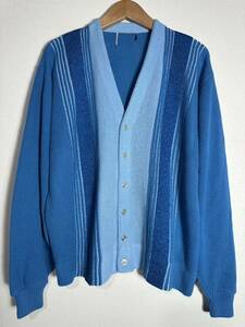 70s unknown vintage acrylic cardigan ヴィンテージ アクリルカーディガン ロカビリー 古着 