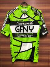 HO888 ビエンメ BIEMME 2017 GRAN FONDO NY SS JERSEY サイクルジャージ グリーン M_画像1