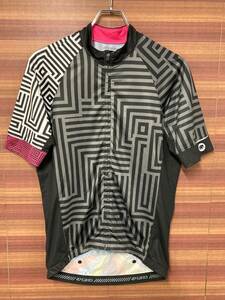 HR356 ジロ GIRO 半袖サイクルジャージ 黒グレー MEN'S M