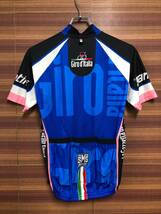 HR824 サンティーニ Santini Giro d'italia 半袖 サイクルジャージ 白 青 S_画像2