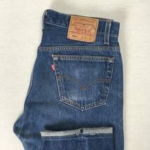 【90s】Levi's リーバイス 501xx 501-0000 米国製 94年 レギュラー デニム ジーンズ W35 L33 刻印552 ボタンフライ_画像1