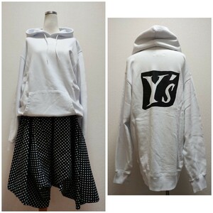 Ｙ's New Era 白パーカー☆美品 ユニセックス