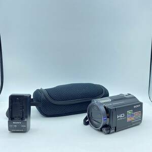 『FS3』SONY　ソニー　HDR-CX720　デジタルHD　ビデオカメラ　レコーダー　通電確認済み　動作未確認　ケース　バッテリー　付き　現状品