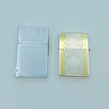 『F35』ライター　Zippo　ジッポー　おまとめ2点　STERLING　スターリング　シルバーカラー　片方火花有　着火未確認品　現状品_画像1